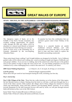 great walks of europe - Outdoor Travel Pty Ltd