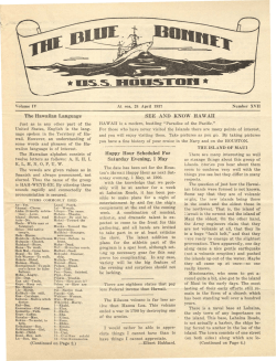 The Hawaiian Language SEE AND KNOW HAWAll Happy Hour