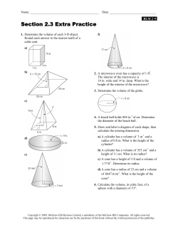 Section 2.3 Extra Practice