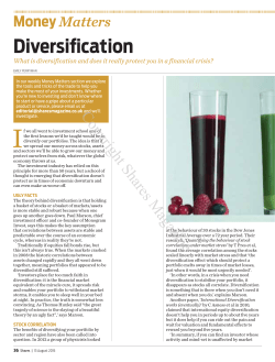 Diversification feature Shares