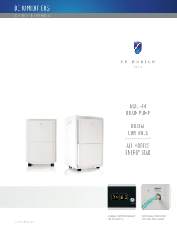 DEHUMIDIFIERS