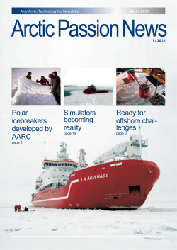Arctic Passion News 2013