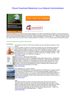 Ebook Mastering Linux Network