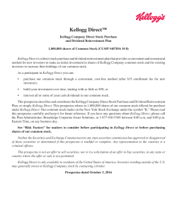 Kellogg Direct - Shareholders