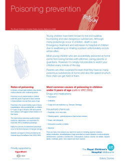 Poisoning prevention