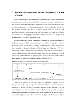 Symbolic product meaning and the compensatory function