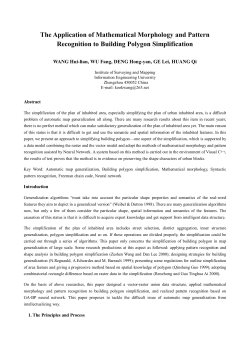 The Application of Mathematical Morphology and Pattern
