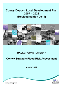 Conwy Strategic Flood Risk Assessment