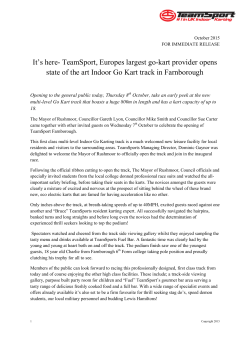 It`s here- TeamSport, Europes largest go