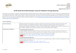 Reflection through Speeches