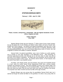 STEPHEN MORGAN SMITH - Pcc