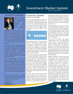 Latest Newsletter - Capricorn Investment Partners