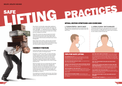 Safe Lifting Practices