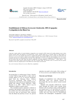 article - Aquatic Invasions