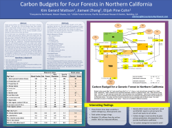 New Carbon Budget poster AGU 2016