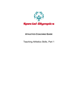 Teaching Athletics Skills Part1