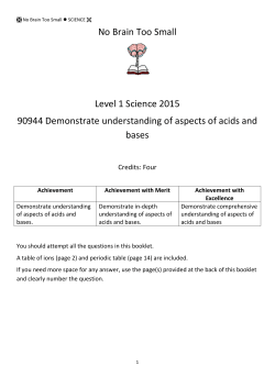 No Brain Too Small Level 1 Science 2015 90944 Demonstrate