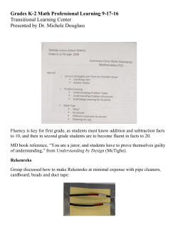 Grades K-2 Math Professional Learning 9-17