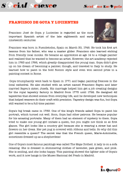 FRANCISCO DE GOYA Y LUCIENTES