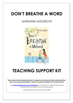 Teachers Notes | Penguin Books Australia