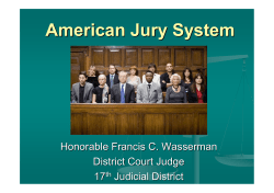 American Jury System