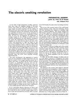 The electric smelting revolution