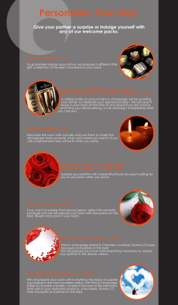 Personalise Your Stay