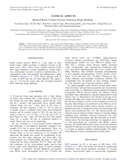 CLINICAL ASPECTS Bilateral Renal Cortical Necrosis Following
