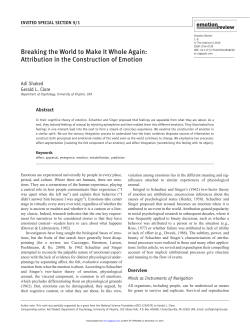 Breaking the World to Make It Whole Again: Attribution
