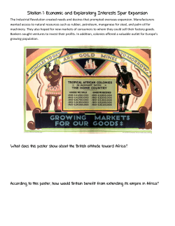 Station 1: Economic and Exploratory Interests Spur Expansion