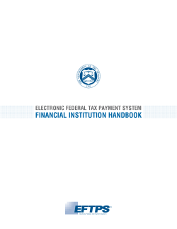 Financial Institution Handbook