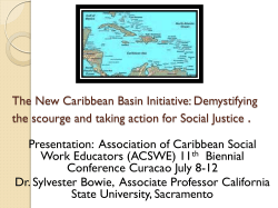 The New Caribbean Basin Initiative: Attacking the scourge of Human