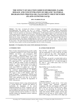 the effect of solution sodium hydroxide (naoh)