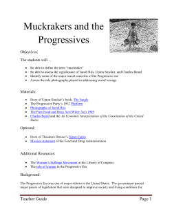 Muckrakers and the Progressives