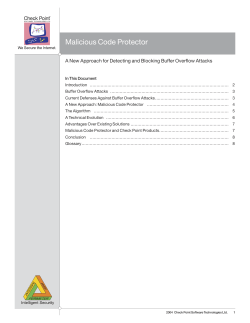 Malicious Code Protector