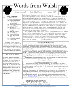 Please click here to the January 2017 Newsletter.
