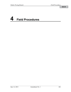 Cruising Procedures Manual - Province of British Columbia