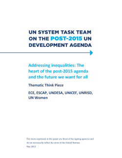 Addressing inequalities: The heart of the post