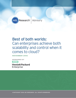 Best of both worlds: Can enterprises achieve both scalability and