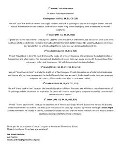 2nd 9 week Curriculum Letter All about Post