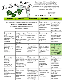 30% of the cost of lunch and transportation is supported by HHSA