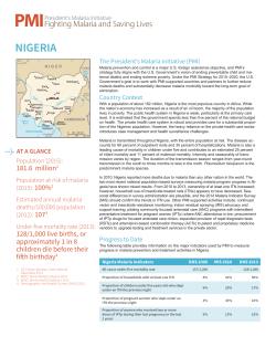 PMI Country Profile for Nigeria