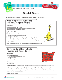 Sneetch Snacks
