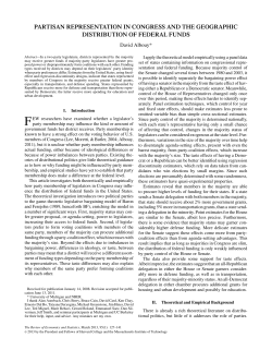 Partisan Representation in Congress and the