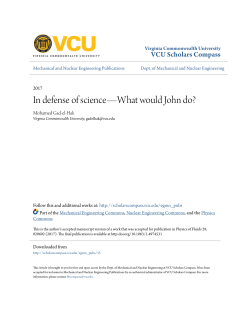 In defense of science&mdash;What would John do?