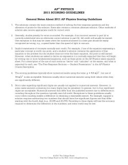 Sample Responses Q6 - AP Central