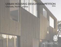 urban housing design competition
