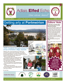 Adlais Elfed Echo Winter 2016 Issue Eleven