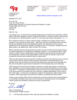 BC Liquor Policy Review – Results – govTogetherBC