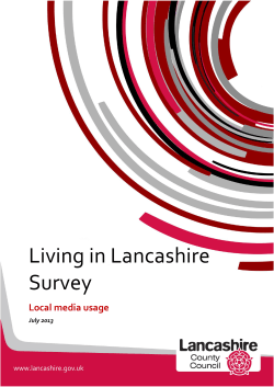 Local media usage report - Lancashire County Council
